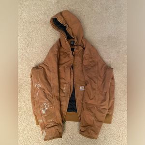 Vintage carhartt hooded jacket j130